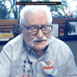 Il Presidente Lech Walesa, premio Nobel per la pace, risponde alle domande di Pierluigi Russo, Graziella Renica, Federico Sai e Massimiliano Battagliola circa il ruolo dei giovani nella politica e nella prosecuzione degli ideali incarnati dal Presidente.